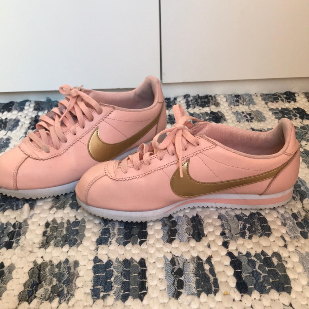 Women’s Nike Cortez Limited Edition Pink & Gold